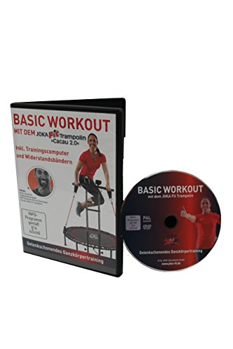 JOKA FIT Trainings-DVD, deutsch für Fitnesstrampoline Cacau, Basic Workout, 16765